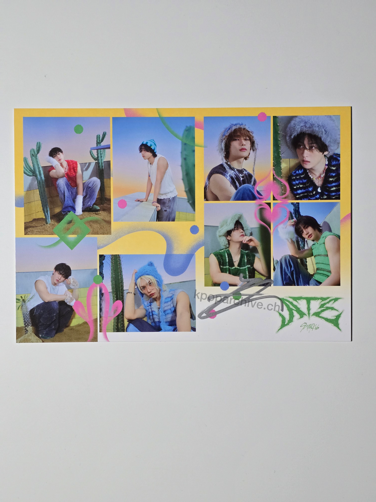 Stray Kids Signed Postcard