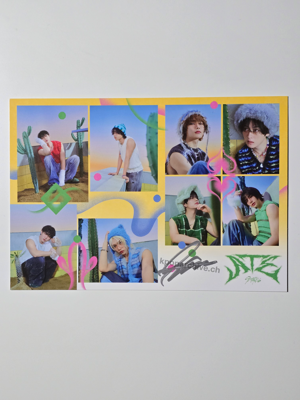 Stray Kids Signed Postcard