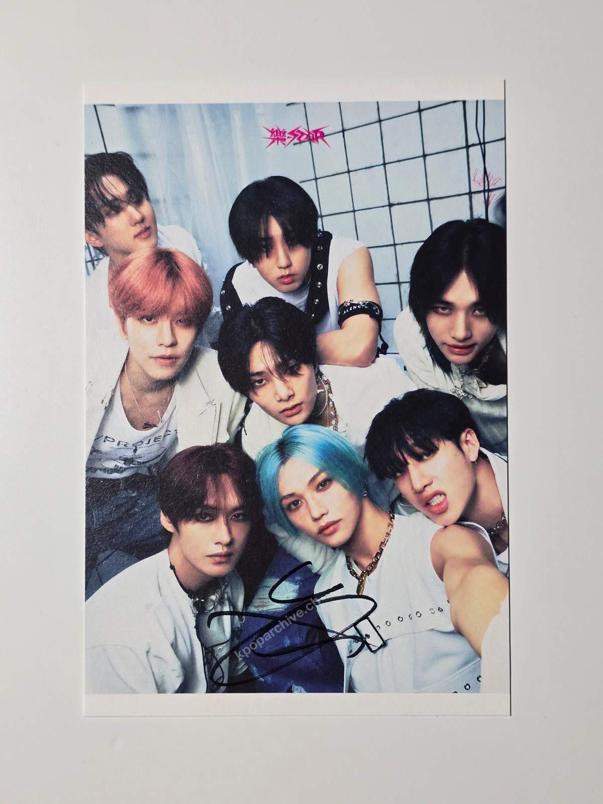 Stray Kids Signed Postcard