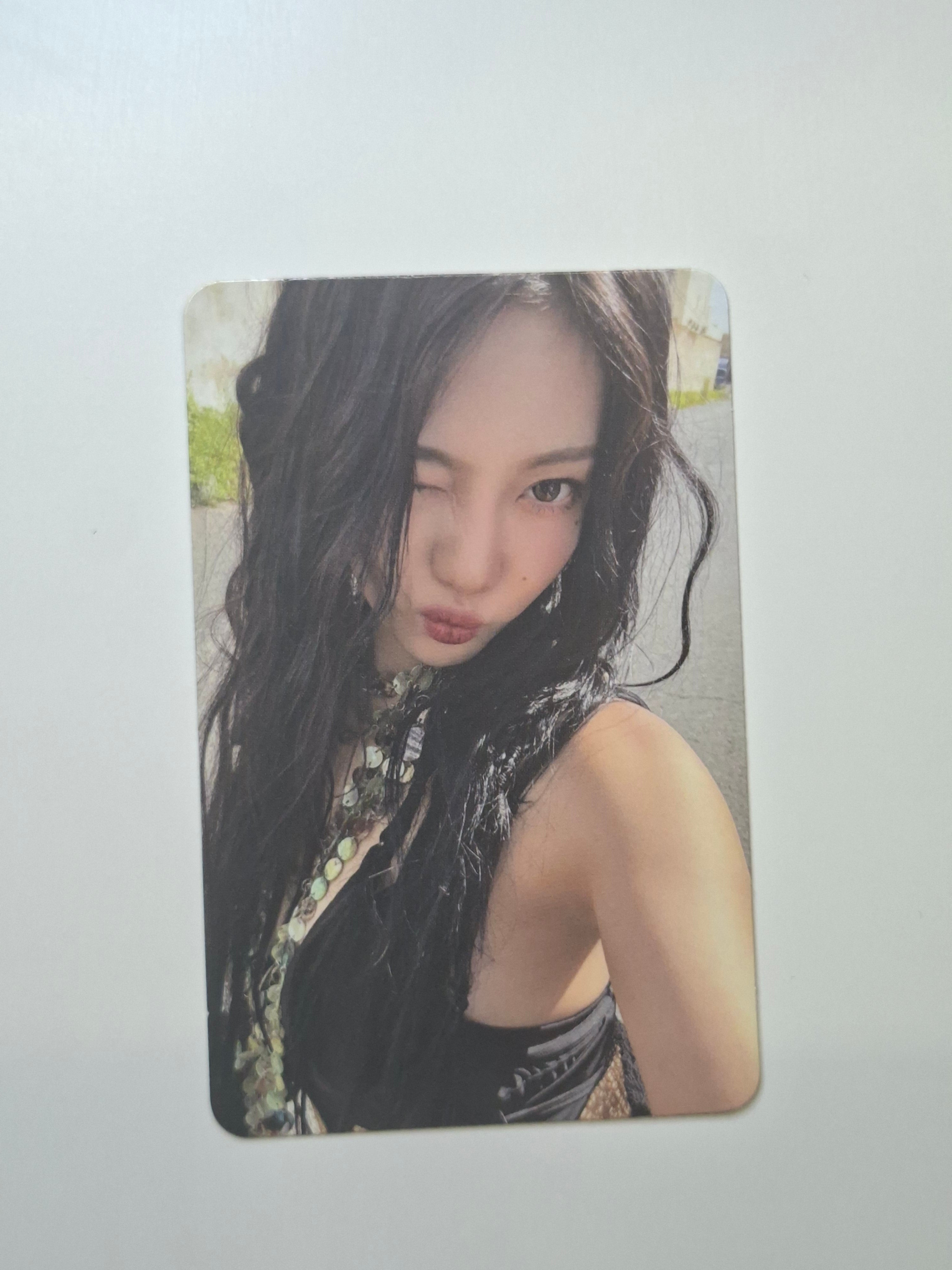 Aespa Rich Man Album Photocard