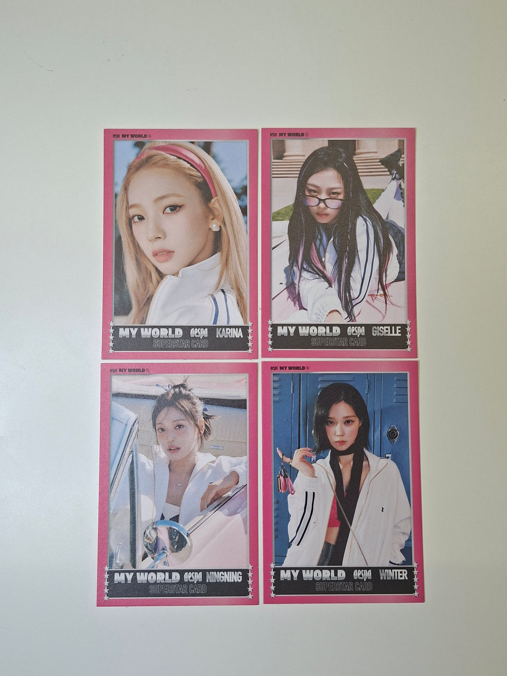 Aespa My World Zine Spicy Trading Cards