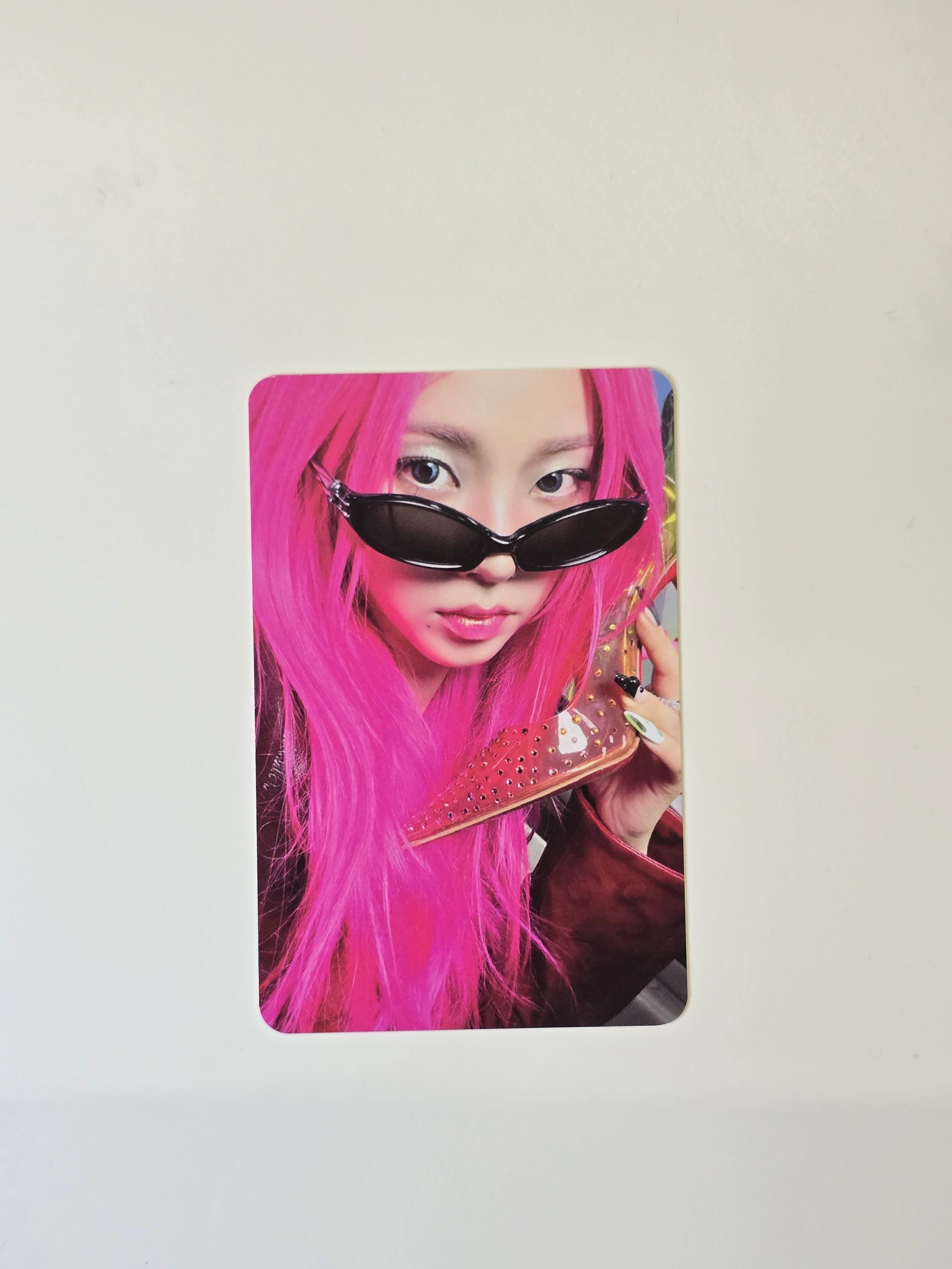 Aespa Lemonade Hand Mirror Photocard