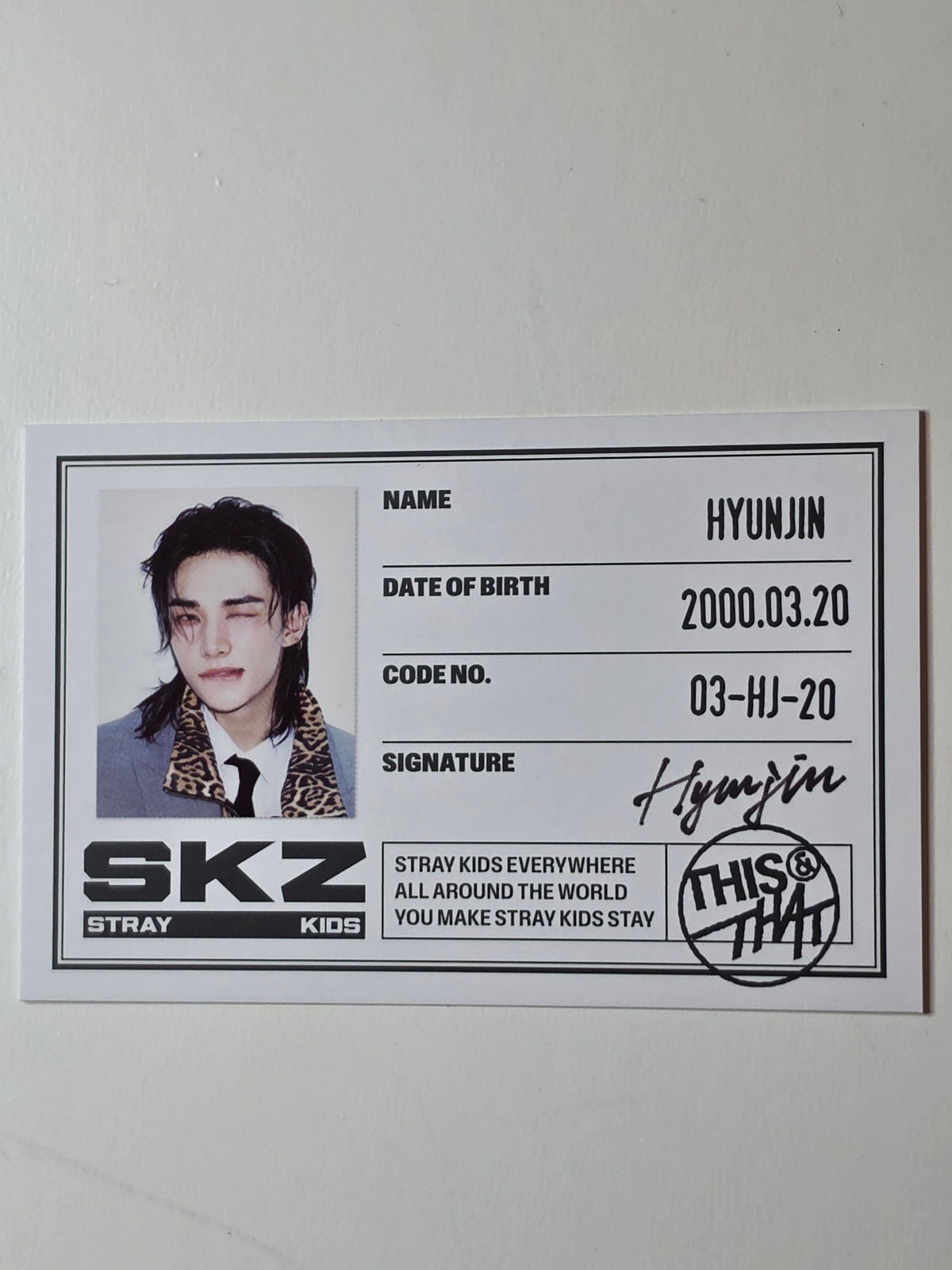 Stray Kids This & That ID Cards