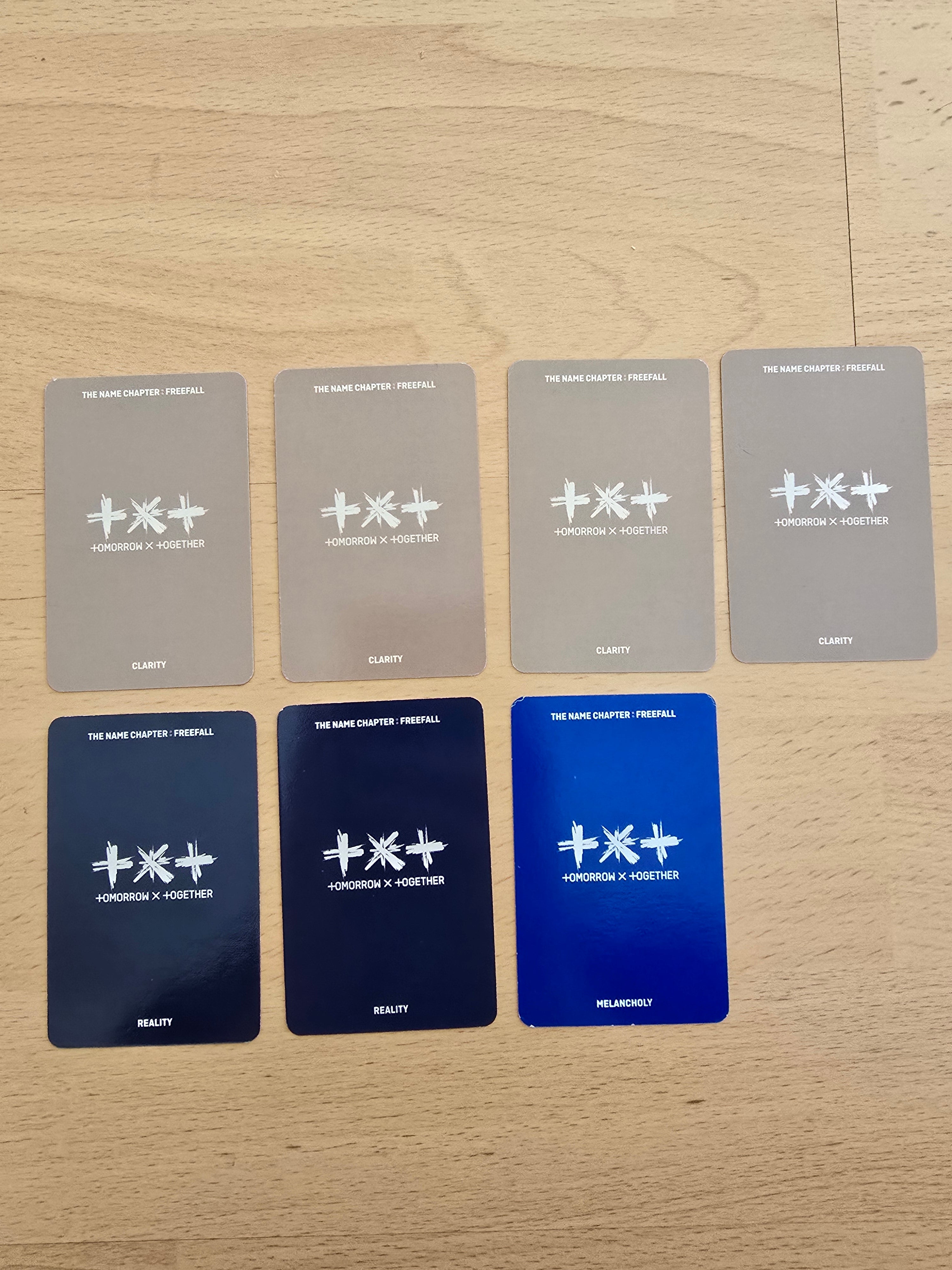 TXT Freefall Album Photocards Photobook Version