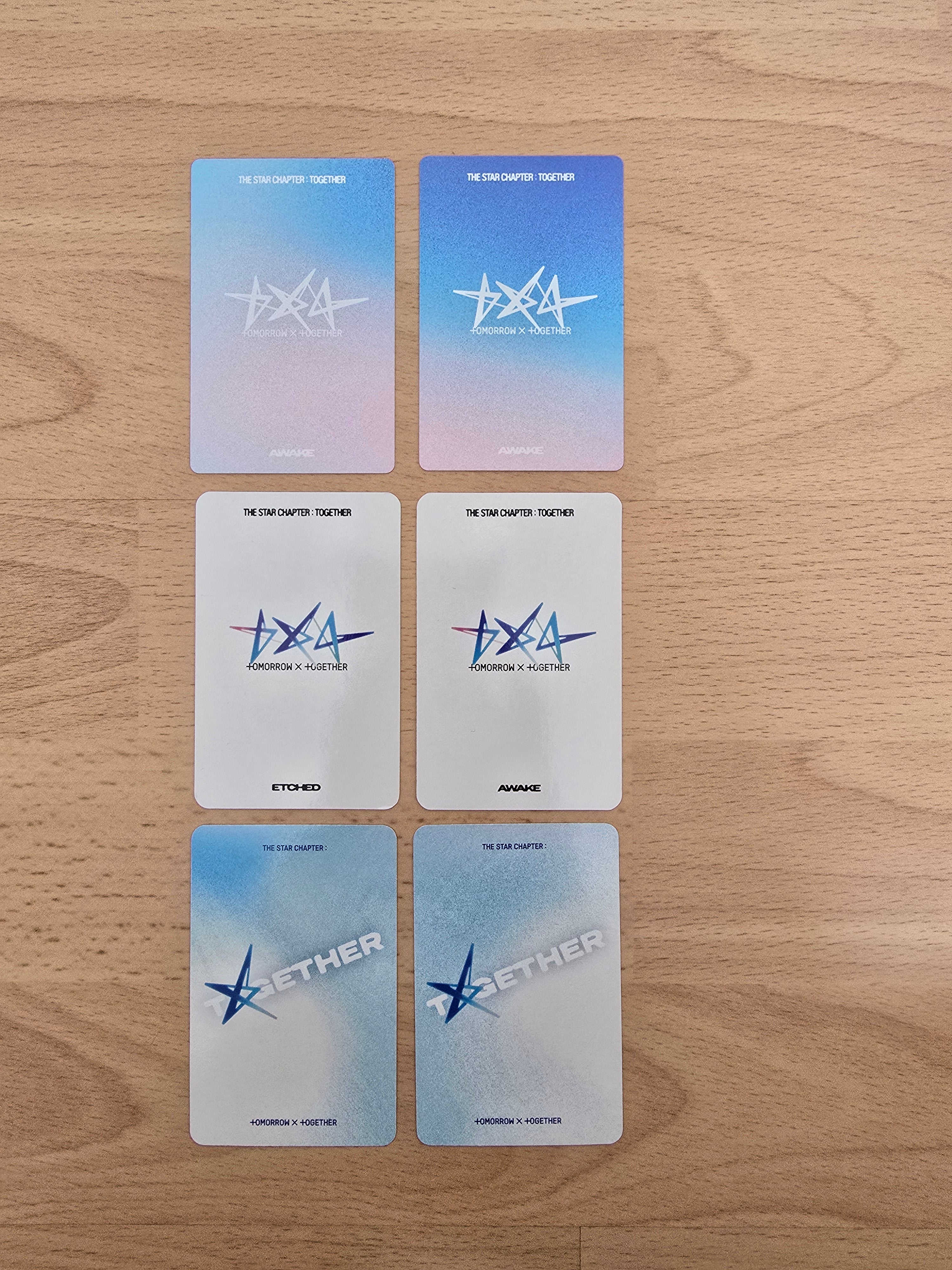 TXT Together Album Photocards