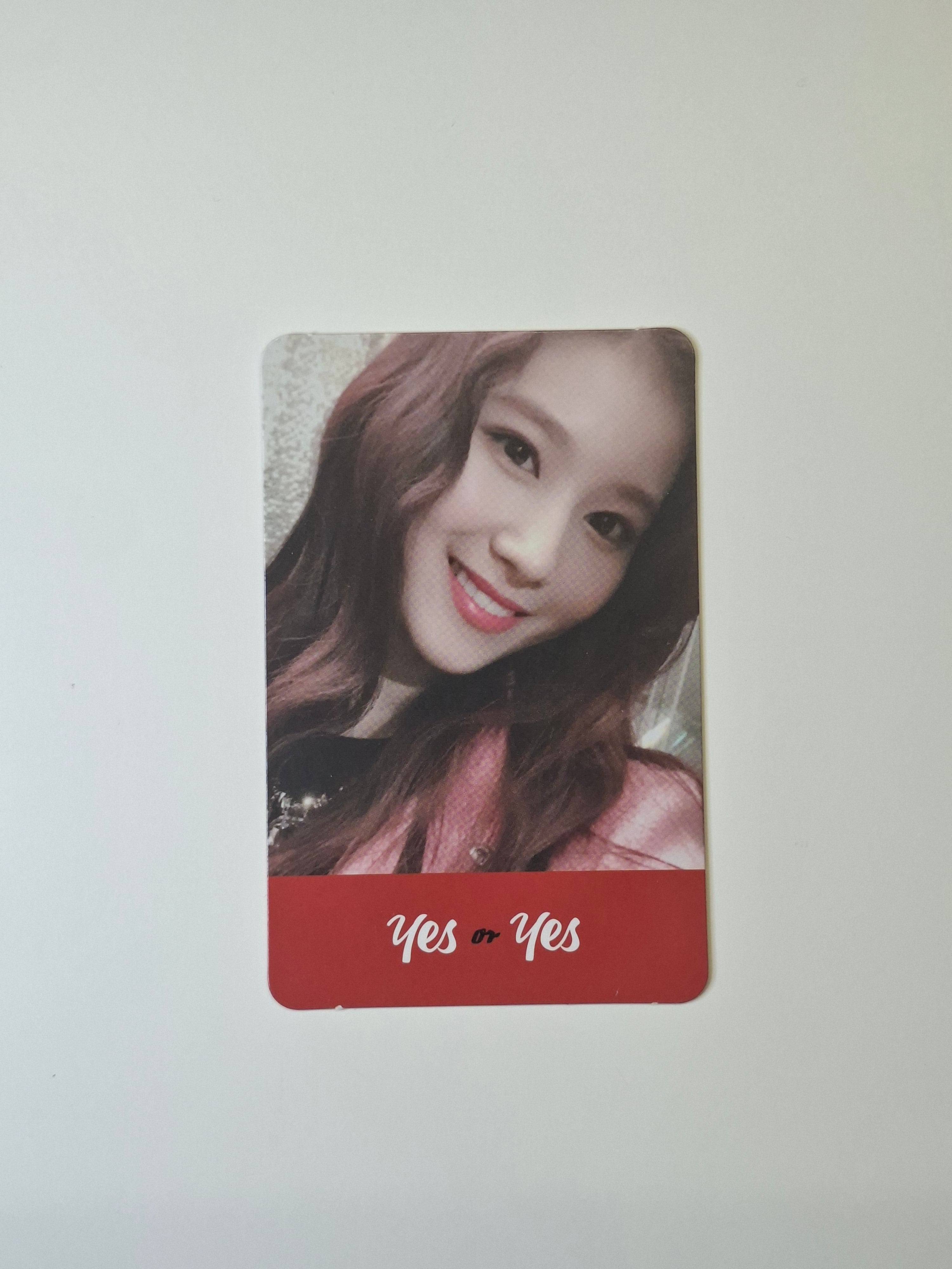 Twice Yes or Yes Album Photocard