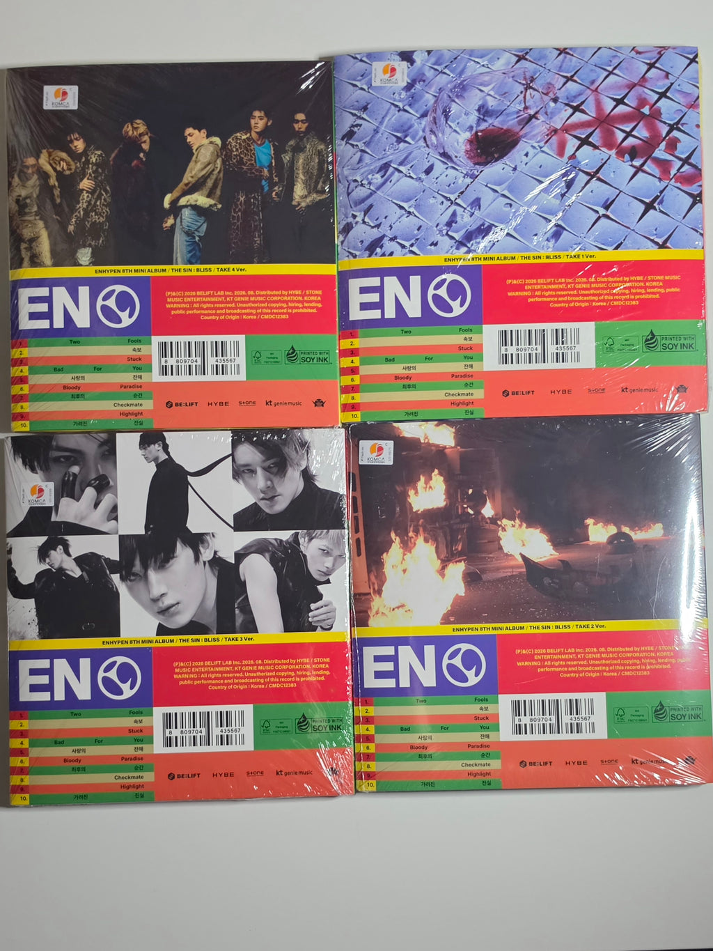 Enhypen The Sin:Bliss Album Photobook Version