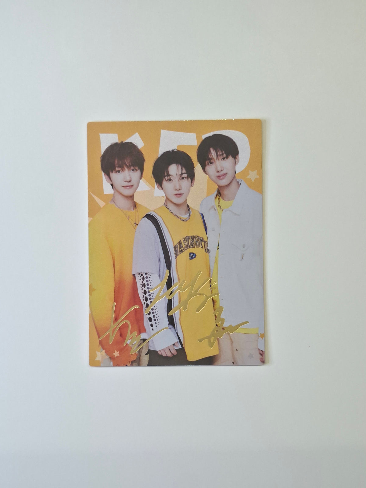 Kickflip Teleca Signature Card Kyehoon & Juwang & Donghyeon KFP-108SIG