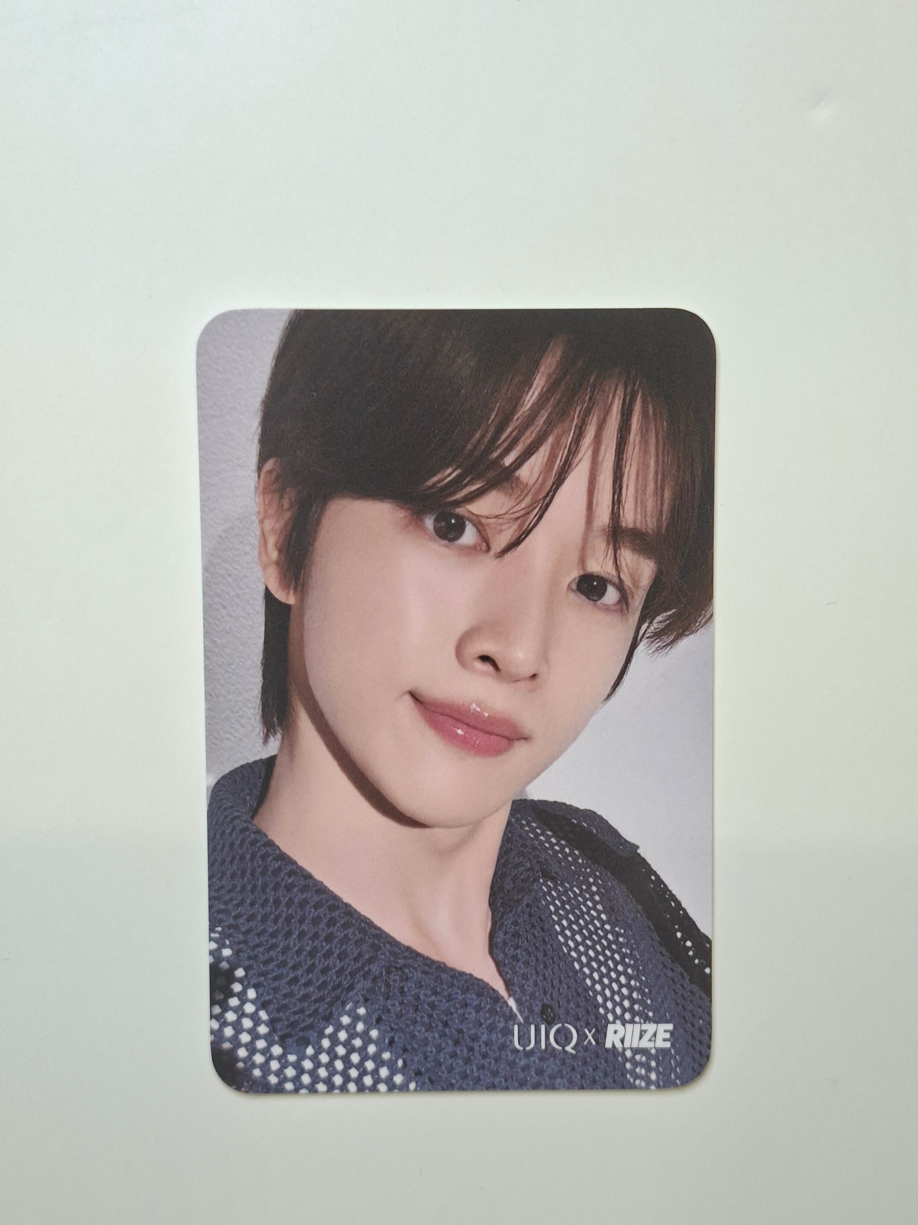Riize x UIQ Photocard