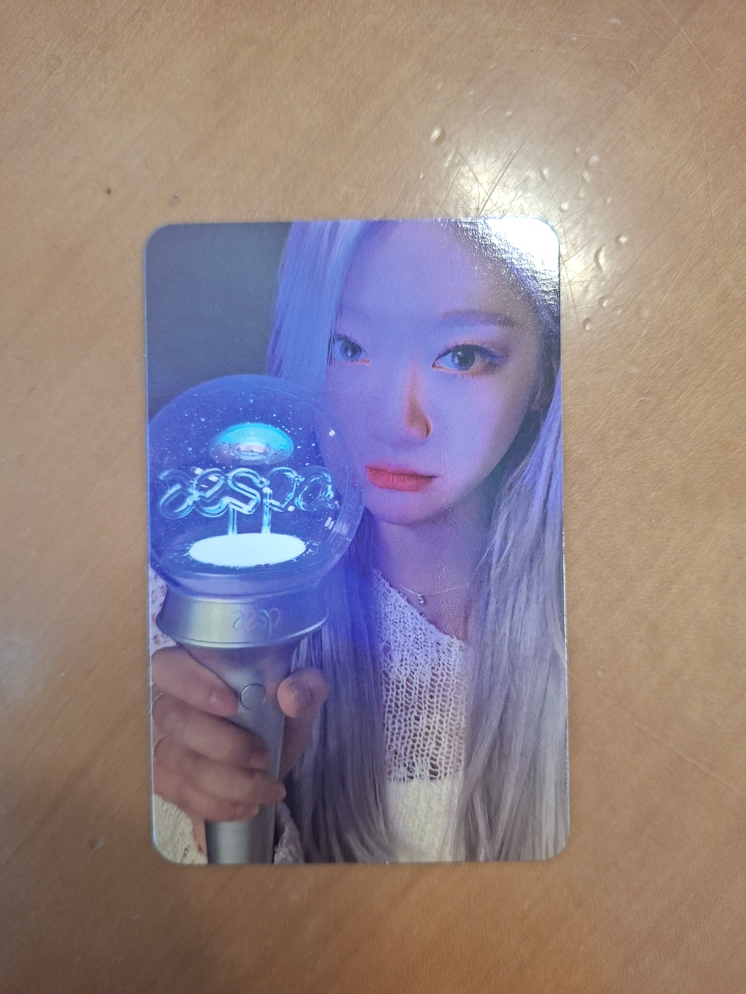 Aespa Lightstick Ver. 1 Photocard