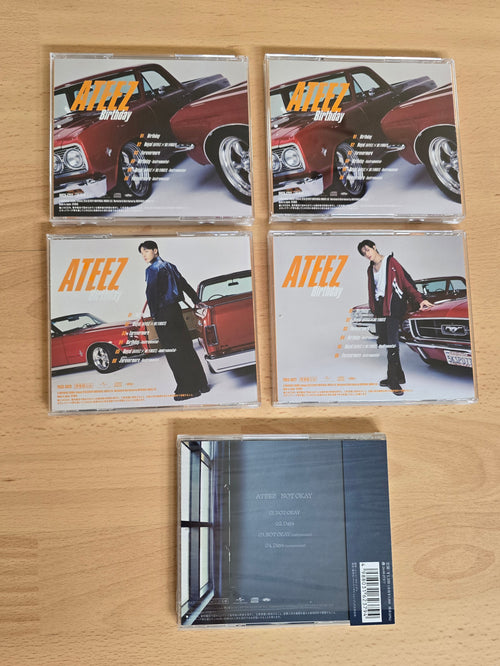 Ateez Japanese Digipacks