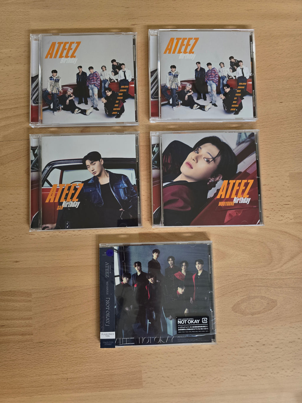 Ateez Japanese Digipacks