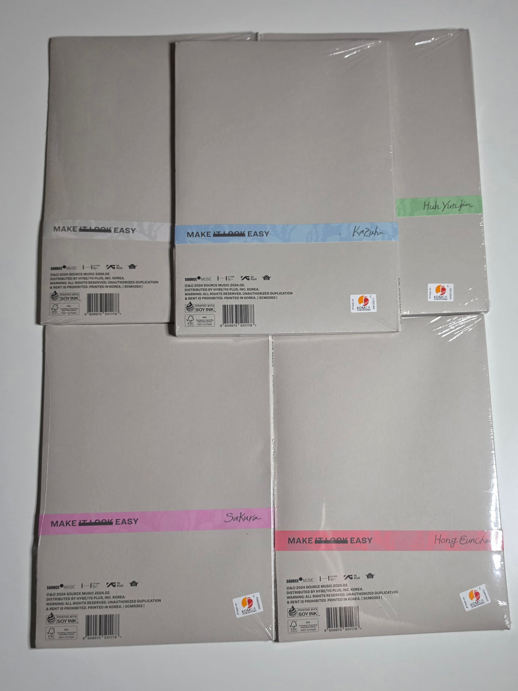 Lesserafim Easy Album Compact Version