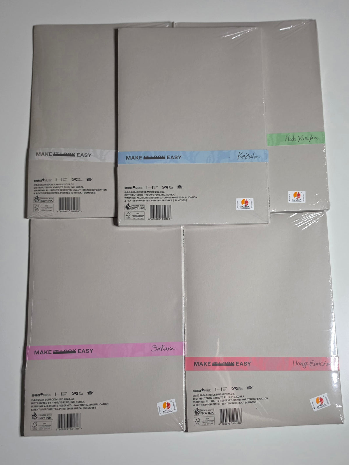 Lesserafim Easy Album Compact Version
