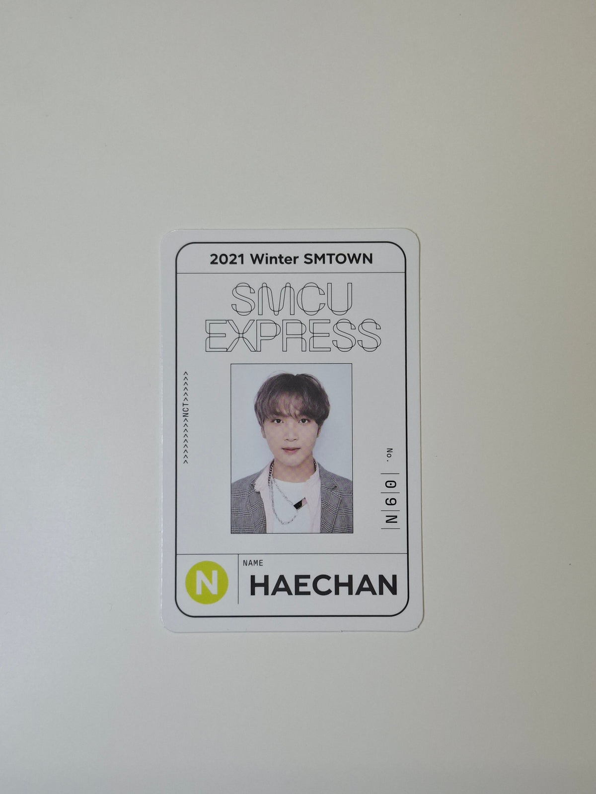 Nct Smcu Express Haechan Pass Card