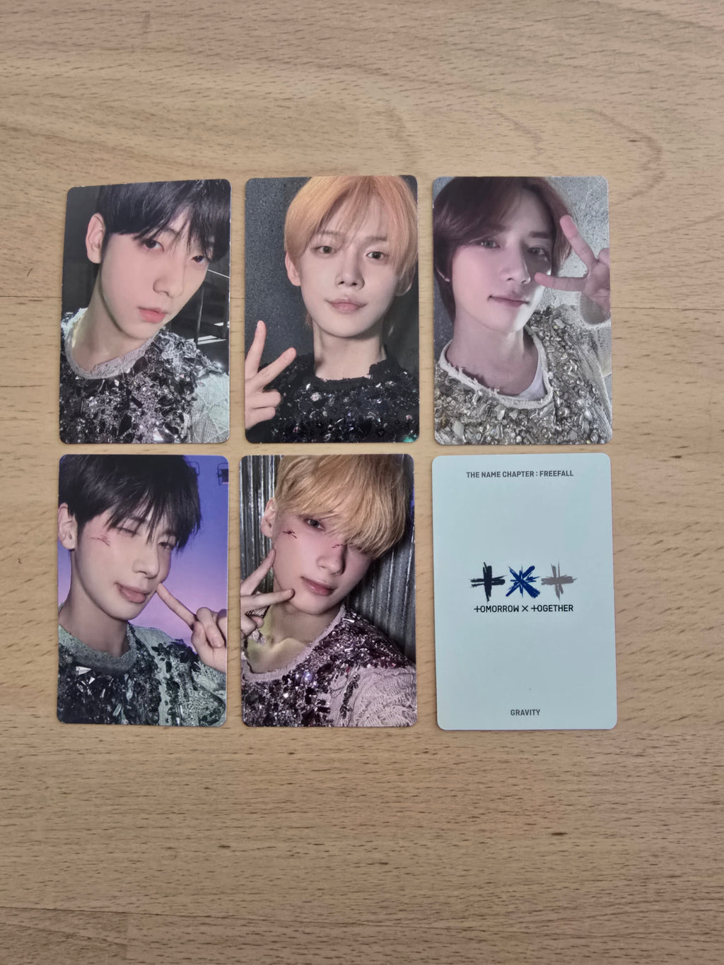 TXT Freefall Album Photocard Gravity Version