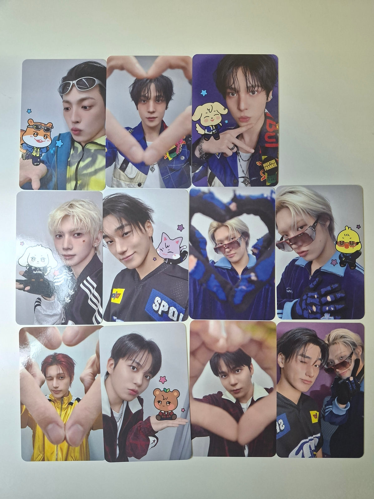 Ateez Aniteez in Color Random Photocard Pack Selfie