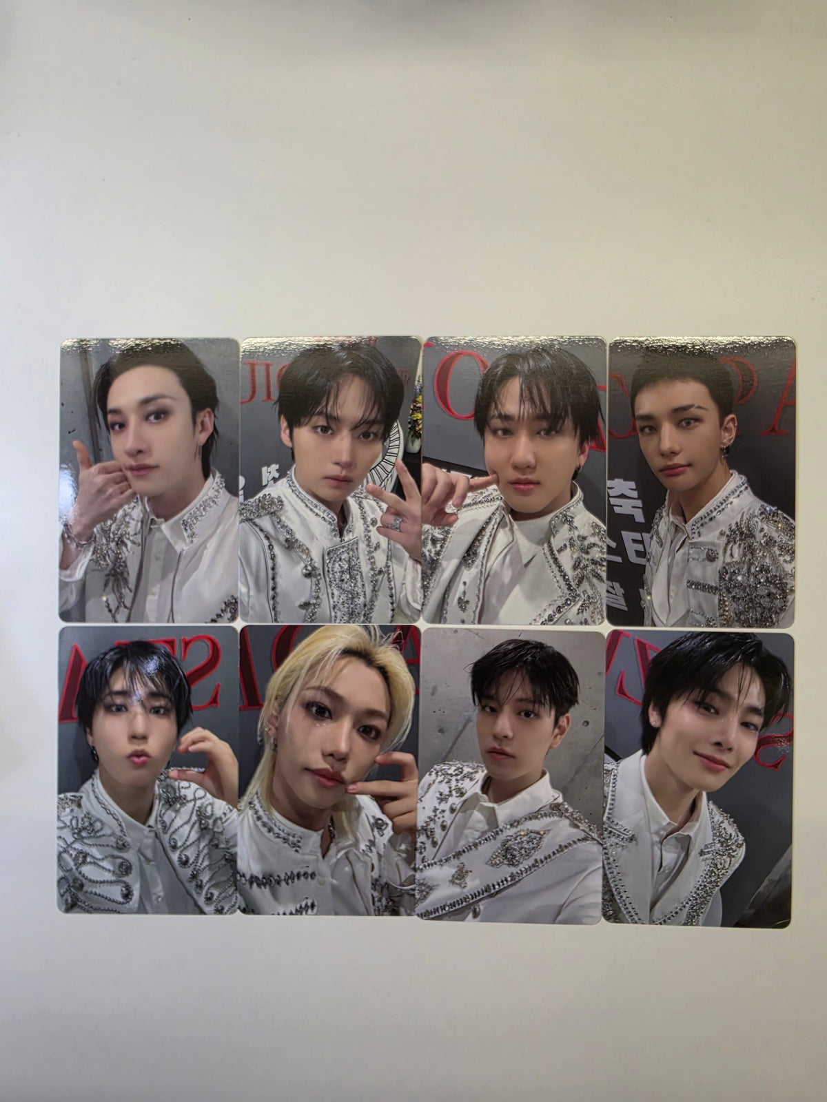 Stray Kids dominAte Japan Bluray Limited White outfits