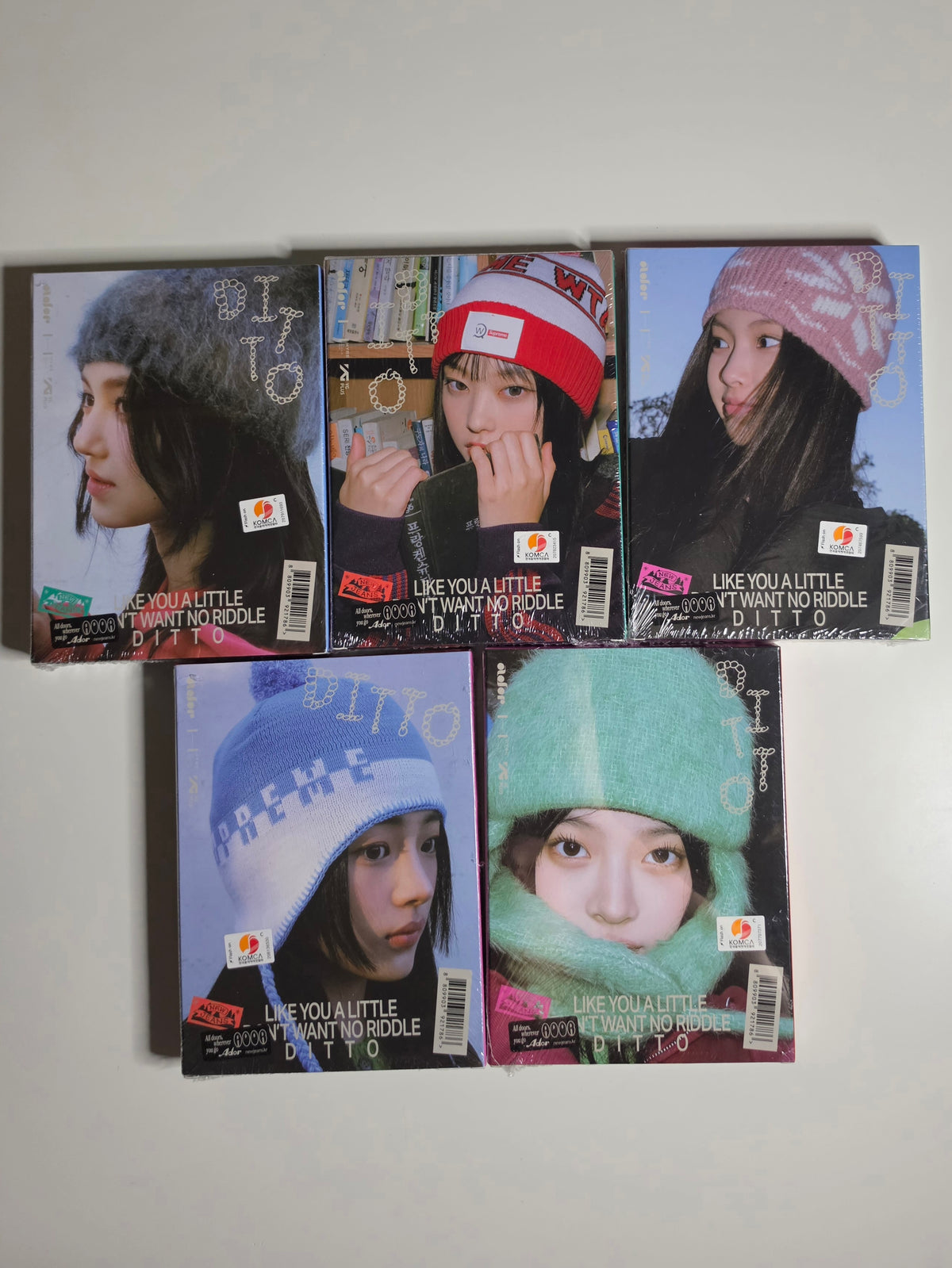 NewJeans OMG Album Message Card Version