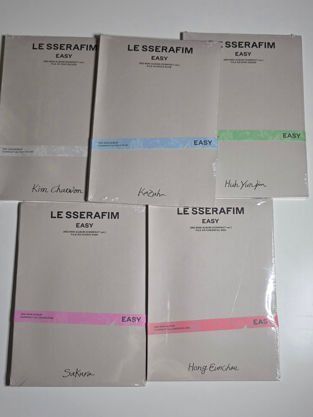 Lesserafim Easy Album Compact Version